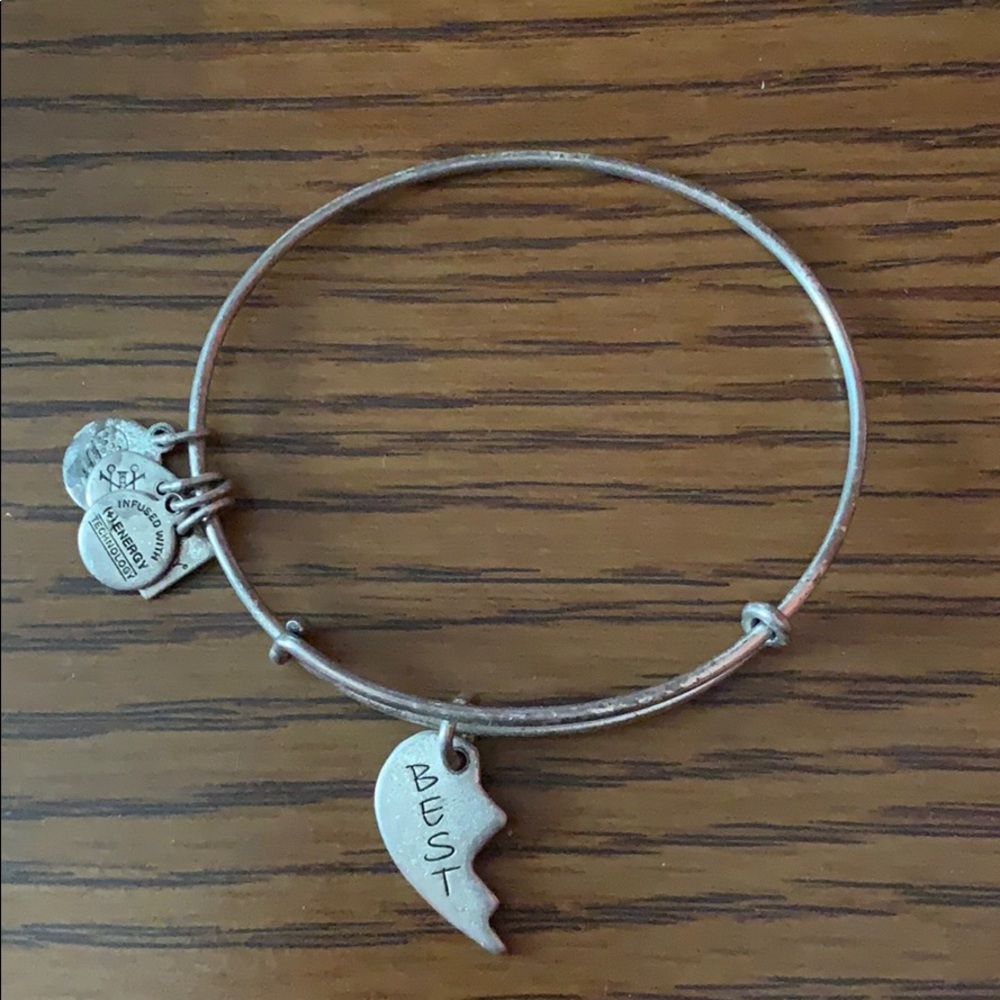 Alex and ani best half of heart bracelet